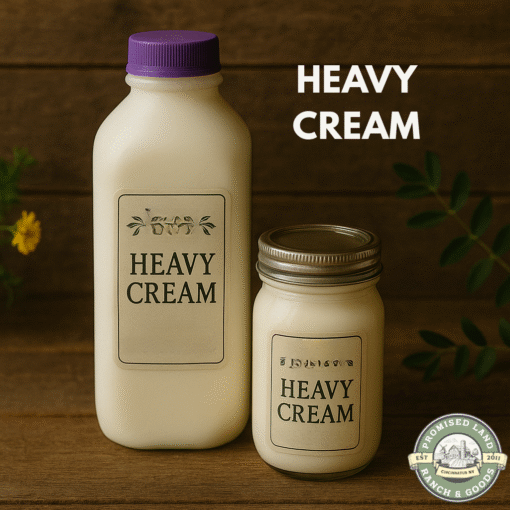 Farm-Fresh Heavy Cream – Rich, Wholesome & Ready to Whip