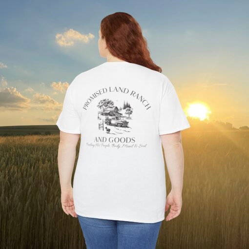 Promised Land Ranch and Goods Unisex Heavy Cotton Tee - Image 2