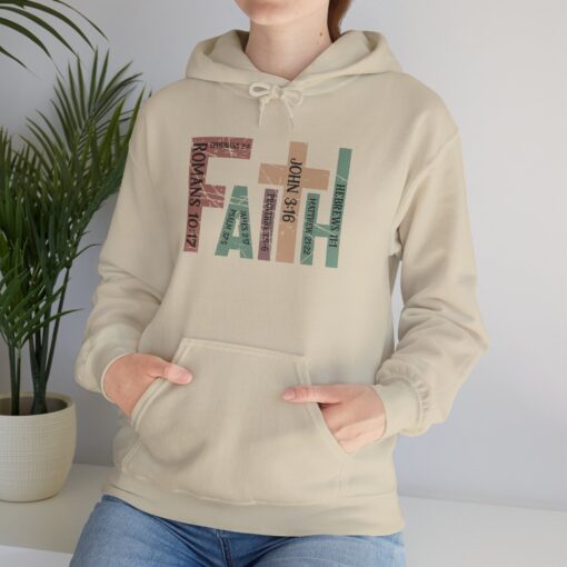 Cozy Up in Faith – Unisex Heavy Blend Hoodie for Casual, Comfortable Wear - Image 3