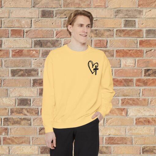 Trust God Forward: Inspirational Garment-Dyed Sweatshirt - Image 11