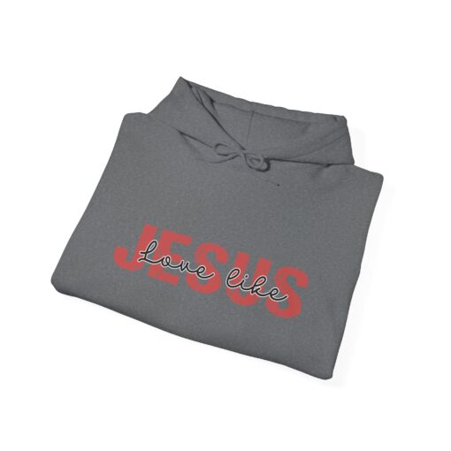 "Love Like Jesus" Unisex Heavy Blend™ Hooded Sweatshirt - Image 20