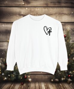 Trust God Forward: Inspirational Garment-Dyed Sweatshirt