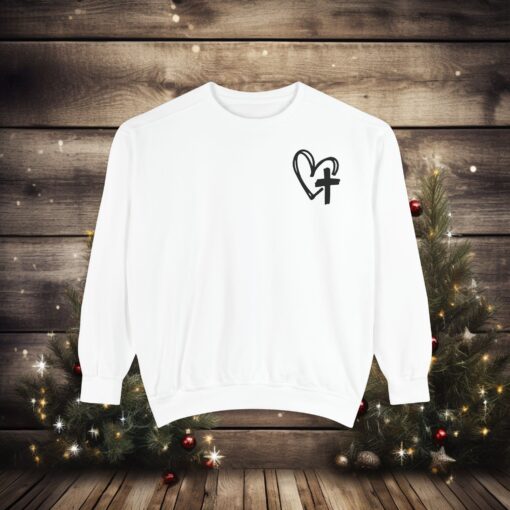 Trust God Forward: Inspirational Garment-Dyed Sweatshirt