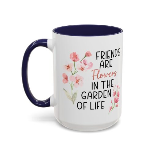 Garden of Life Friendship Mug - Stylish Ceramic Coffee and Tea Mug with Colorful Accents - 11oz and 15 oz Sizes - Image 19