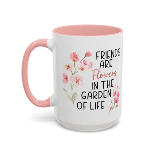 Garden of Life Friendship Mug - Stylish Ceramic Coffee and Tea Mug with Colorful Accents - 11oz and 15 oz Sizes - Image 23