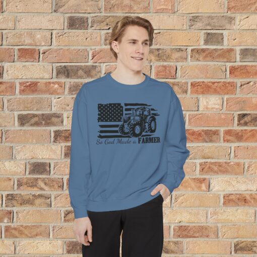 🚜 Celebrate Farmers with "So God Made a Farmer" Garment-Dyed Comfort! - Image 19