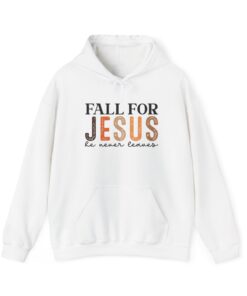 "Fall for Jesus" Cozy Unisex Hoodie" Inspirational Christian gifts, Christian fall accessories, PLR and Goods