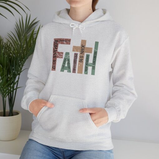 Cozy Up in Faith – Unisex Heavy Blend Hoodie for Casual, Comfortable Wear - Image 2