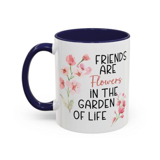 Garden of Life Friendship Mug - Stylish Ceramic Coffee and Tea Mug with Colorful Accents - 11oz and 15 oz Sizes - Image 7