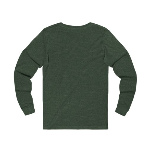 Unisex Jersey Long Sleeve Tee "Fall for Jesus, He never leaves" - Image 4