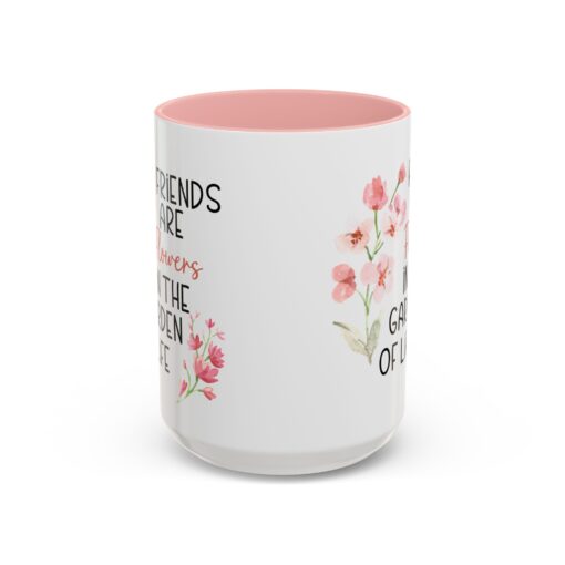 Garden of Life Friendship Mug - Stylish Ceramic Coffee and Tea Mug with Colorful Accents - 11oz and 15 oz Sizes - Image 21