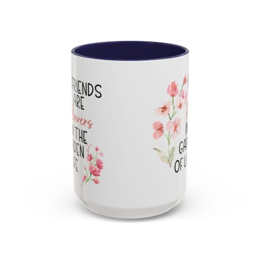 Garden of Life Friendship Mug - Stylish Ceramic Coffee and Tea Mug with Colorful Accents - 11oz and 15 oz Sizes - Image 17