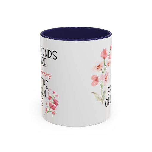 Garden of Life Friendship Mug - Stylish Ceramic Coffee and Tea Mug with Colorful Accents - 11oz and 15 oz Sizes - Image 5