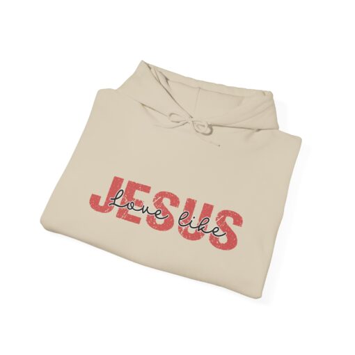 "Love Like Jesus" Unisex Heavy Blend™ Hooded Sweatshirt - Image 8