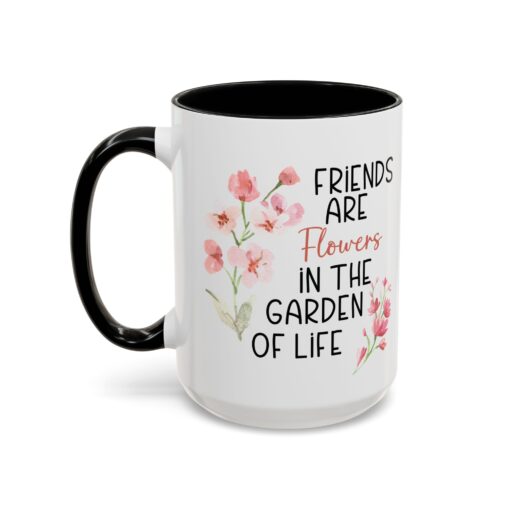 Garden of Life Friendship Mug - Stylish Ceramic Coffee and Tea Mug with Colorful Accents - 11oz and 15 oz Sizes - Image 15