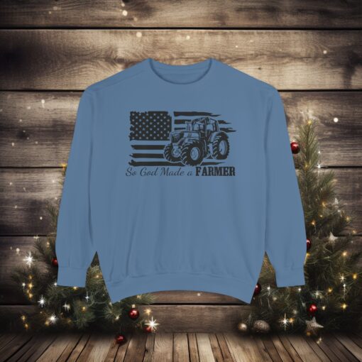 🚜 Celebrate Farmers with "So God Made a Farmer" Garment-Dyed Comfort! - Image 17