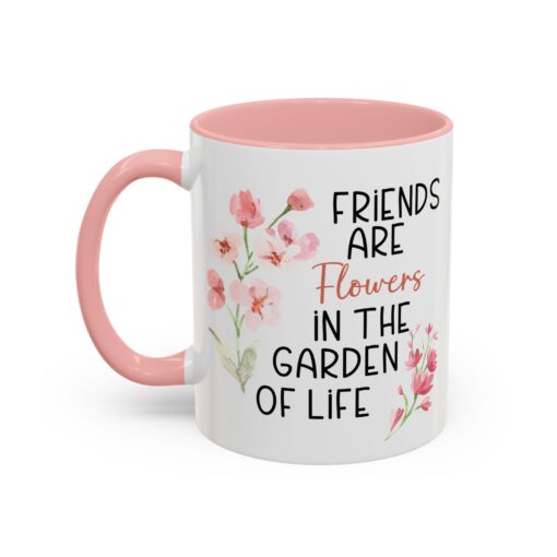 Garden of Life Friendship Mug - Stylish Ceramic Coffee and Tea Mug with Colorful Accents - 11oz and 15 oz Sizes - Image 11
