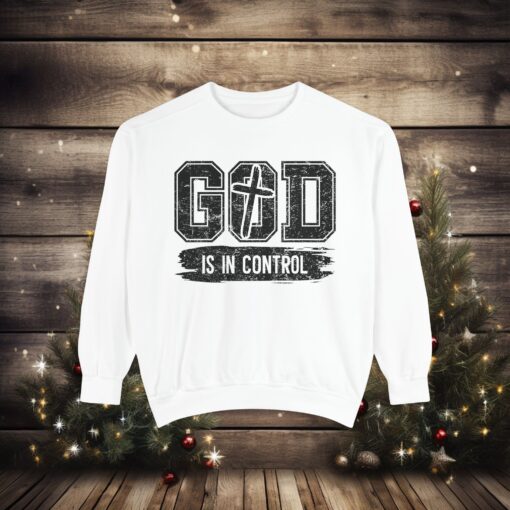 Faithful Comfort Redefined: ‘God Is in Control’ Sweatshirt