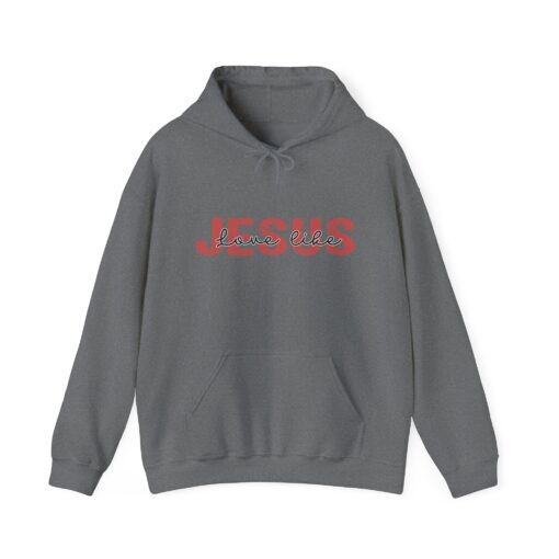 "Love Like Jesus" Unisex Heavy Blend™ Hooded Sweatshirt - Image 17