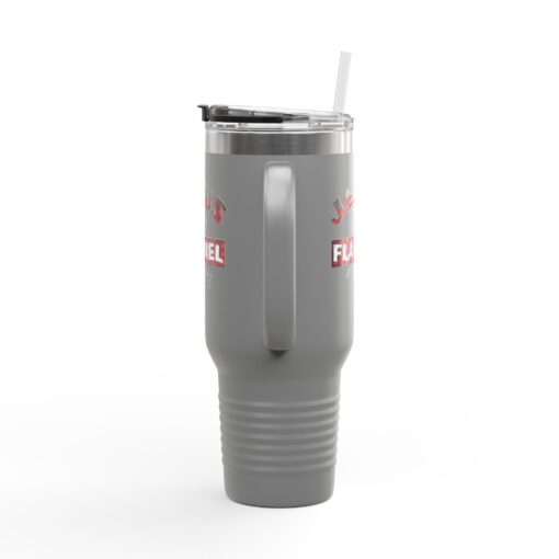 "Jesus and Flannel Kind of Day" Insulated Travel Mug, 40oz - Image 7