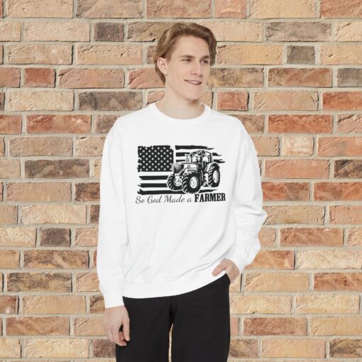 🚜 Celebrate Farmers with "So God Made a Farmer" Garment-Dyed Comfort! - Image 3
