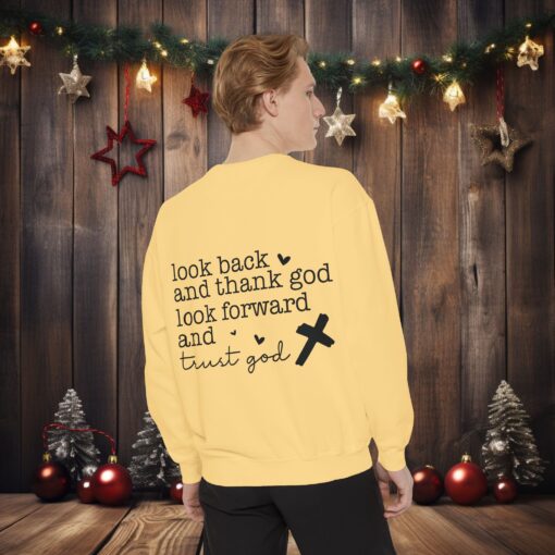 Trust God Forward: Inspirational Garment-Dyed Sweatshirt - Image 12