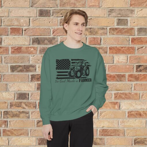 🚜 Celebrate Farmers with "So God Made a Farmer" Garment-Dyed Comfort! - Image 15