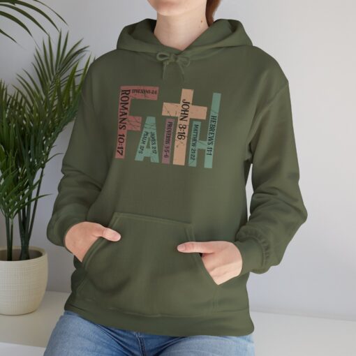Cozy Up in Faith – Unisex Heavy Blend Hoodie for Casual, Comfortable Wear - Image 4