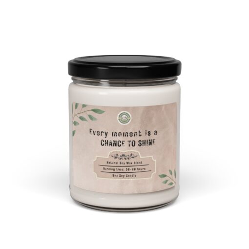 PERSONALIZE ME!! Brighten Your Day with Every Moment is a Chance to Shine | 9oz Scented Soy Candle for Aromatherapy and Relaxation - Image 9