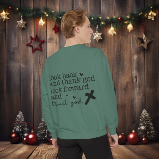 Trust God Forward: Inspirational Garment-Dyed Sweatshirt - Image 16