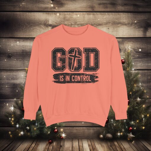 Faithful Comfort Redefined: ‘God Is in Control’ Sweatshirt - Image 5
