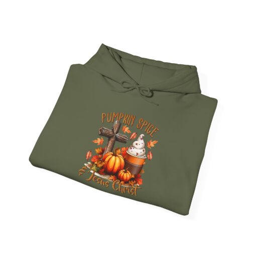 Pumpkin Spice & Jesus Christ: The Perfect Fall Hoodie Inspirational Christian gifts, Christian fall accessories, PLR and Goods - Image 12