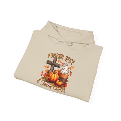 Pumpkin Spice & Jesus Christ: The Perfect Fall Hoodie Inspirational Christian gifts, Christian fall accessories, PLR and Goods - Image 8