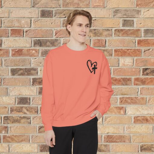 Trust God Forward: Inspirational Garment-Dyed Sweatshirt - Image 7