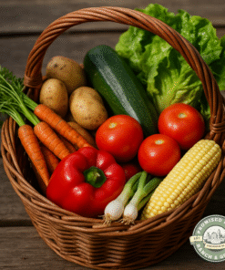 The Homestead Sampler – Small Produce Basket for Singles or Couples | Farm-Fresh, Local, Seasonal Bounty