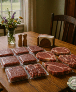 Medium Farm-Fresh Beef Bundle – USDA Inspected Family-Size Meat Pack (15–20 lbs)