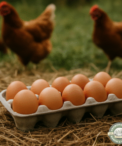 Farm Fresh Brown Eggs from Pasture-Raised Hens – Local, Non-GMO, Hand-Collected Daily