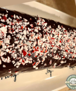 Swiss Candy Cane Roll – All-Natural Peppermint Dessert for Any Season