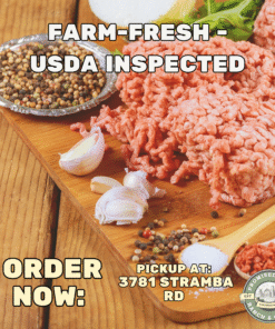 25 lb Farm-Fresh Ground Beef Box – USDA Inspected, Freezer-Ready Local Beef from Promised Land Ranch & Goods