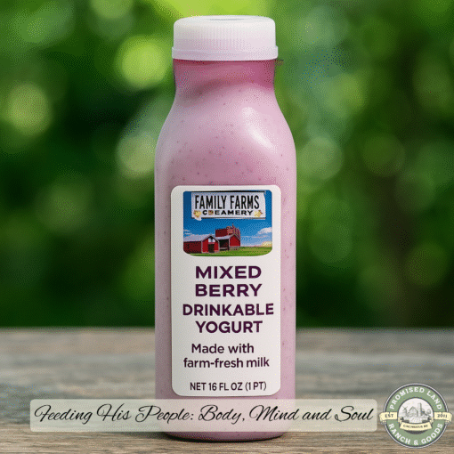 Mixed Berry Drinkable Yogurt – Probiotic, Farm-Fresh, Real Berry Flavor | Gallon, Half Gallon, Quart, Pint
