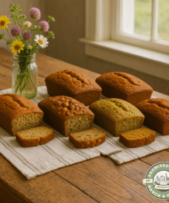 Homemade Banana / Banana Nut / Zucchini / Zucchini Nut / Pumpkin / Pumpkin Nut Bread – Rustic Farmhouse Sweet Loaf (1 lb & 1.5 lb)