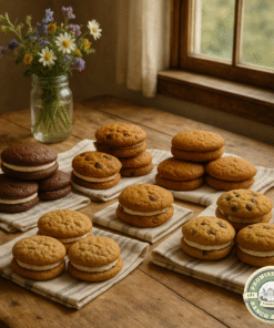 Homemade Chocolate | Chocolate Chip | Pumpkin | Pumpkin Chip | Pumpkin Raisin | Oatmeal | Peanut Butter Whoopie Pies – Fresh from Our Bakery Partners (Large Single, 4-Pack, 6-Pack)