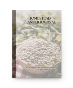 Alternative view of Homestead Planner Journal Christian Farm Garden Kitchen Planner Hardcover Lined Pages for Stewardship Organization Simple Living