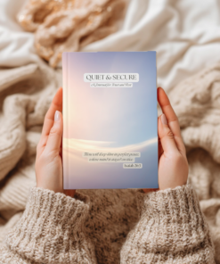 Alternative view of Quiet and Secure Christian Hardcover Journal for Trust & Rest | Faith-Based Prayer & Reflection Notebook | 150 Pages