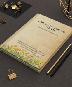 Garden Growing Journal For Homestead Planning Seed Starting Harvest Tracking Faith Filled Farm Life Notebook
