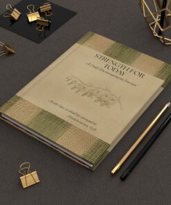 Strength for Today Christian Hardcover Journal | Daily Encouragement Faith & Prayer Notebook | 150 Lined Pages