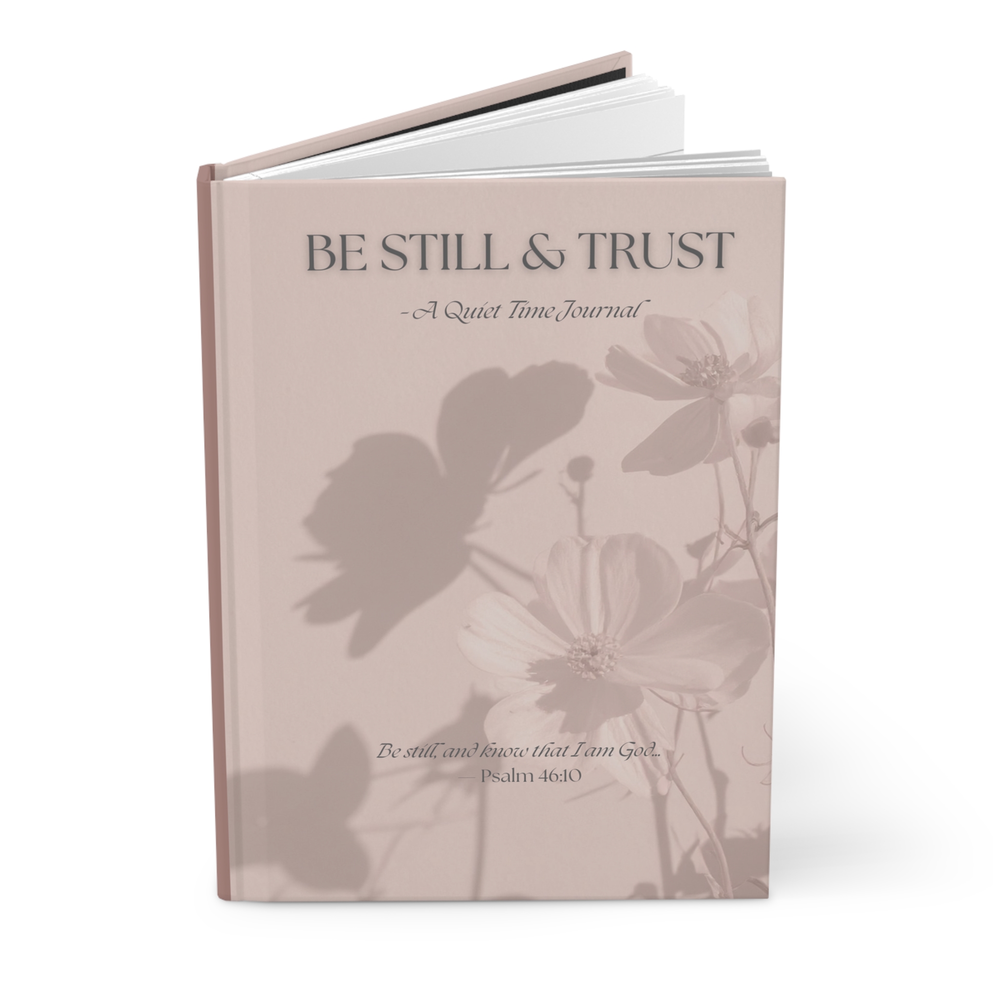 Be Still Trust Christian Quiet Time Journal Hardcover KJV Scripture Lined Pages for Prayer Reflection Bible Study - Image 4