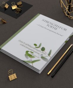 Strength for Today Christian Encouragement Journal Hardcover KJV Scripture Lined Pages for Prayer Reflection Daily Devotional Faith