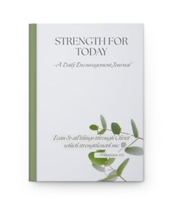 Alternative view of Strength for Today Christian Encouragement Journal Hardcover KJV Scripture Lined Pages for Prayer Reflection Daily Devotional Faith