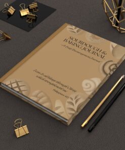 Sourdough Baking Journal For Starter Feeding Bread Recipe Log Homestead Kitchen Faith Based Planner